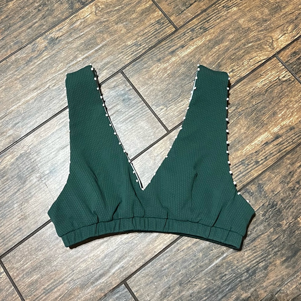 Marysia Green Bikini Top Size Large